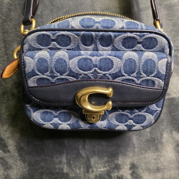 Coach Studio Bag Signature Denim - Picture 1 of 16